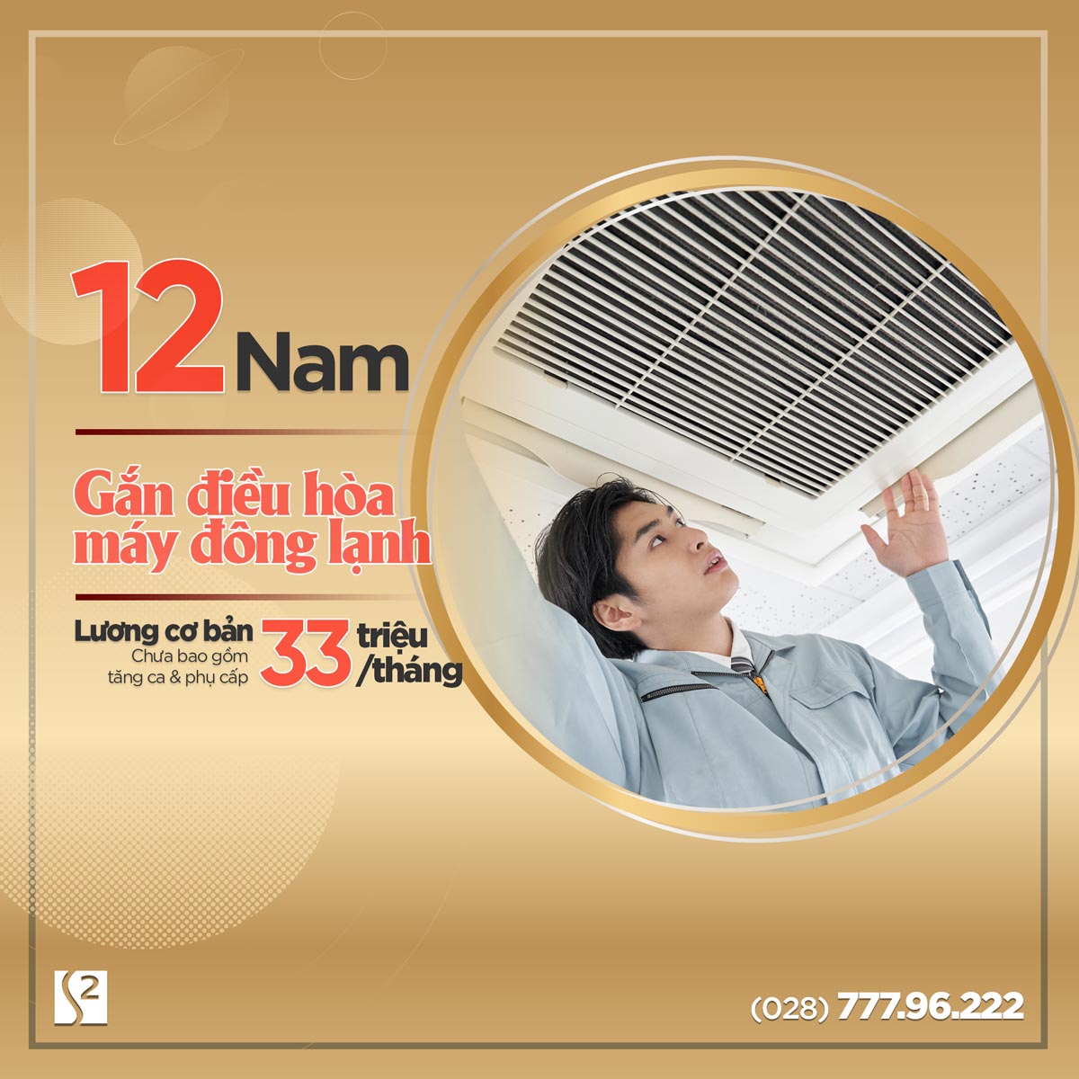 Xuất khẩu lao động Nhật Bản Esuhai - Tuyển dụng gắn điều hòa máy lạnh